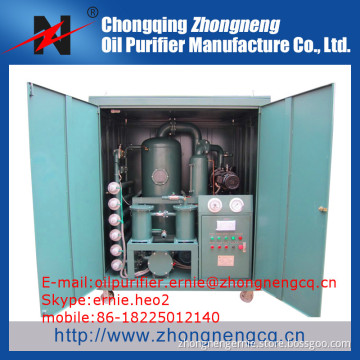 Double-Stage Vacuum Insulating Oil Recovery Filtraiton System